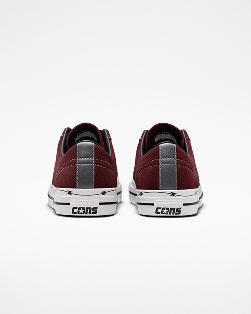 Women's Converse CONS One Star Pro Razor Wire Skate Shoes Deep Burgundy / Black / White | AU C4319C